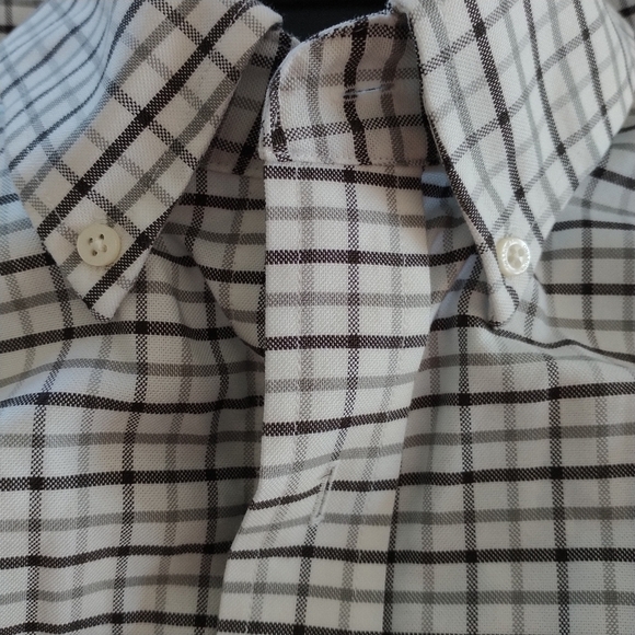 Land's End Plaid Supima Classic Shirt 16-36T - Picture 10 of 13